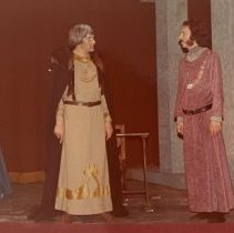 Color. Performance photographs from A Lion in Winter. Little Naples Theatre