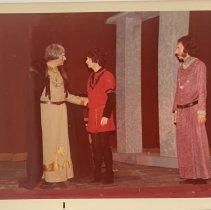 Color. Performance photographs from A Lion in Winter. Little Naples Theatre