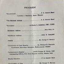 Commencement Exercises. Forest Sherman High School. Naples, Italy. (1968, 1