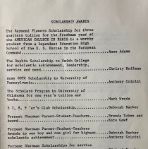 Commencement Exercises. Forest Sherman High School. Naples, Italy. (1968, 1