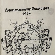 Commencement Exercises. Forest Sherman High School. Naples, Italy. (1968, 1