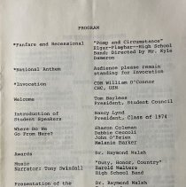 Commencement Exercises. Forest Sherman High School. Naples, Italy. (1968, 1