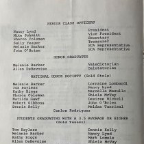 Commencement Exercises. Forest Sherman High School. Naples, Italy. (1968, 1