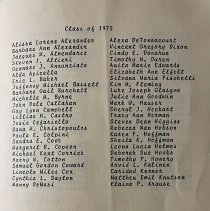 Commencement Exercises. Forest Sherman High School. Naples, Italy. (1968, 1