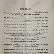 Commencement Exercises. Forest Sherman High School. Naples, Italy. (1968, 1