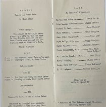 Materials related to The Naples Little Theatre production of  'Harvey"