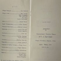 Materials related to The Naples Little Theatre production of  'Harvey"