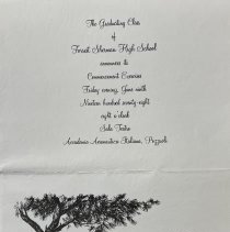 Graduation Commencement Invitation. Forrest Sherman High School. 1978