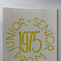 1975 Forrest Sherman Junior Senior Prom program and invitation