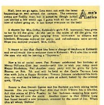 Kubasaki American High School, Okinawa School Memories. Student Columns and