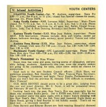 Kubasaki American High School, Okinawa School Memories. Student Columns and