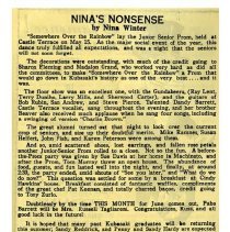 Kubasaki American High School, Okinawa School Memories. Student Columns and