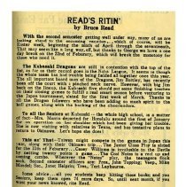 Kubasaki American High School, Okinawa School Memories. Student Columns and