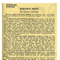 Kubasaki American High School, Okinawa School Memories. Student Columns and