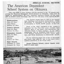 Kubasaki American High School, Okinawa School Memories. Student Columns and