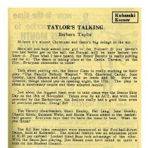 Kubasaki American High School, Okinawa School Memories. Student Columns and