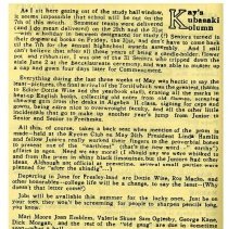 Kubasaki American High School, Okinawa School Memories. Student Columns and