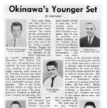 Kubasaki American High School, Okinawa School Memories. Student Columns and