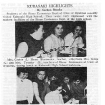 Kubasaki American High School, Okinawa School Memories. Student Columns and