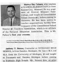 Kubasaki American High School, Okinawa School Memories. Student Columns and