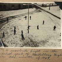 Heidelberg American High School. 1946-1947.