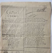 "Rocket" School Newspaper. Rochefort American High School. France. 1956.