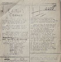 "Rocket" School Newspaper. Rochefort American High School. France. 1956.