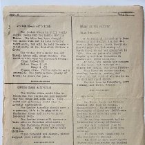 "Rocket" School Newspaper. Rochefort American High School. France. 1956.