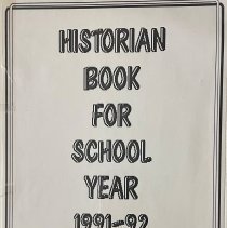 Hahn American High School. Historian Book for School Year 1991-1992. "Small