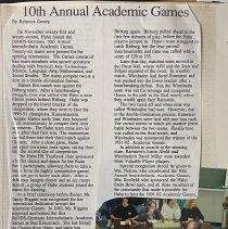 Hahn American High School. Historian Book for School Year 1991-1992. "Small