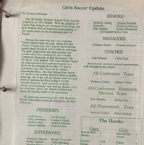 Hahn American High School. Historian Book for School Year 1991-1992. "Small