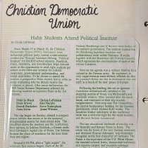 Hahn American High School. Historian Book for School Year 1991-1992. "Small