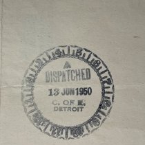 Doris Baker hired as a teacher at Heidelberg, Germany.
13 June 1950.