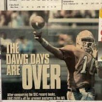 Ron George and Eric Zeier, former Heidelberg teammates play in the NFL