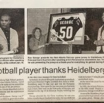 Ron George and Eric Zeier, former Heidelberg teammates play in the NFL