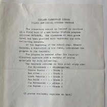 Iceland Elementary School classes pilot Social Studies Program, "DATABANK."