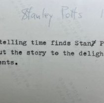 Joe Bullwinkel and Stanley Potts. Kindergarten teachers at Iceland ES. Arti