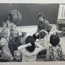 Joe Bullwinkel and Stanley Potts. Kindergarten teachers at Iceland ES. Arti