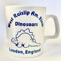 Coffee Cup. West Ruislip American Elementary Dinosaurs. London, England.