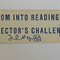Event Bookmark. Brloom into reading Director's Challenge.