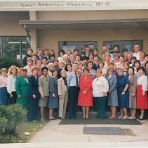 Staff Photo. Seoul American Elementary. 1985-1986