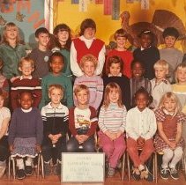 Class Photograph. Aviano American Elementary School. Grade 2. Ms. Vitale. 1986