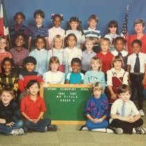 Class Photograph. Aviano American Elementary School. Grade 2. Ms. Vitale. 1987