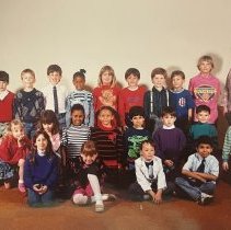Class Photograph. Aviano American Elementary School. Grade 2. Ms. Vitale. 1991