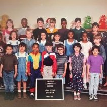 Class Photograph. Aviano American Elementary School. Grade 2. Ms. Vitale. 1996
