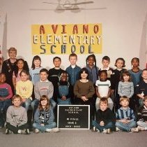 Class Photograph. Aviano American Elementary School. Grade 2. Ms. Vitale. 2000