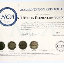 NCA Accreditation Certificates 2002, 2007