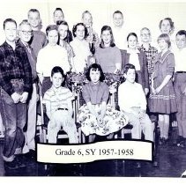 School Photographs from 1957-1958. A. T. Mahan American Elementary School.