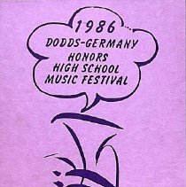 1986 Dodds-germany Honors High School Music Festival March19 1986 00