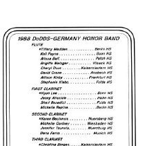 1988 Dodds-germany Honors High School Music Festival March 16 1988 11